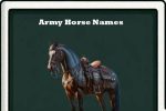 Army horse names