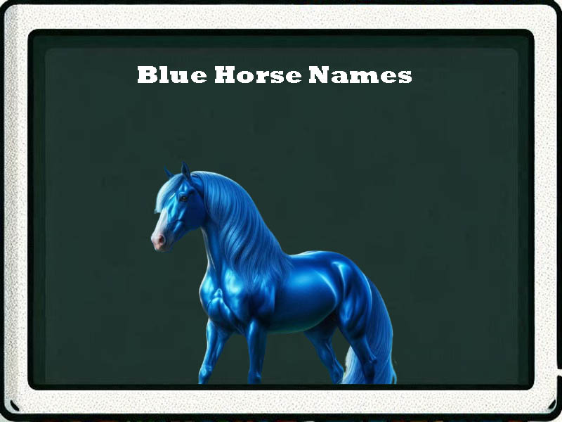 blue horse names