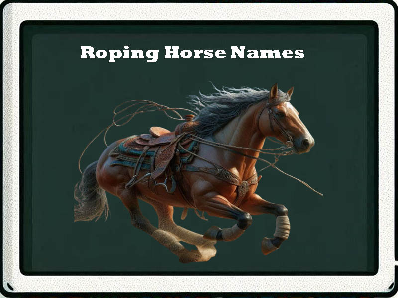 roping horse names