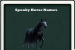 spooky horse names