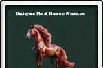 unique red horse names